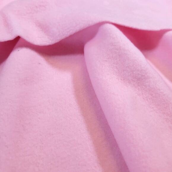 Pink Fleece Fabric 62 x 22" Soft Warm Material, Craft Sewing Unbranded Remnant - Picture 1 of 10